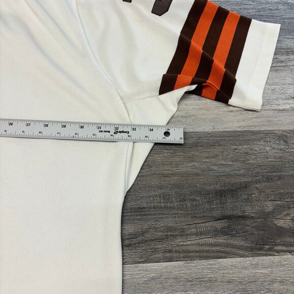 Vintage Mitchell & Ness NFL Cleveland‎ Browns Jim Brown #32 Mens 60 Jersey USA - Picture 6 of 10